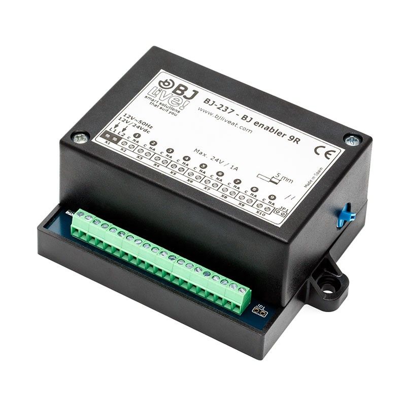 Récepteur radio modulaire 9 Canaux lumière/porte